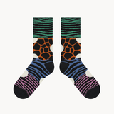 Colorful Zebra Crew Socks