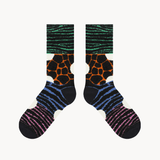 Colorful Zebra (Thicker Version) Crew Socks