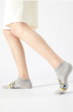 Gray Point Ankle Socks