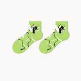Abstract World Green Low-cut Socks