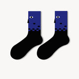Blue Eye Crew Socks